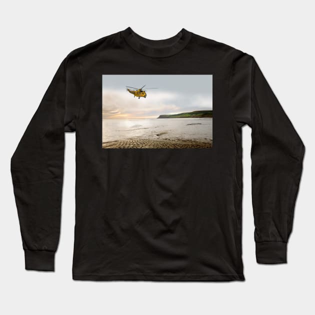 The Sea King Long Sleeve T-Shirt by aviationart